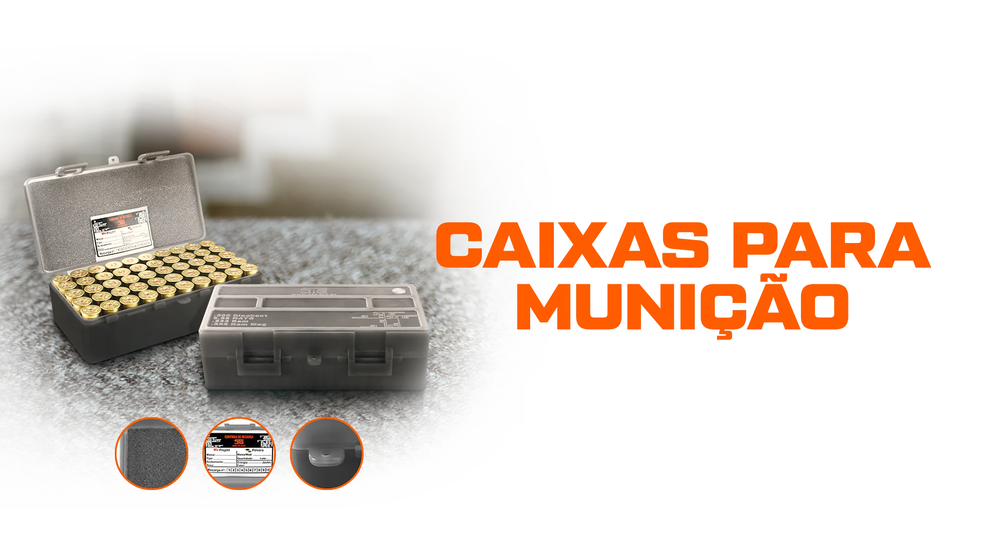 Caixas porta-munição STG