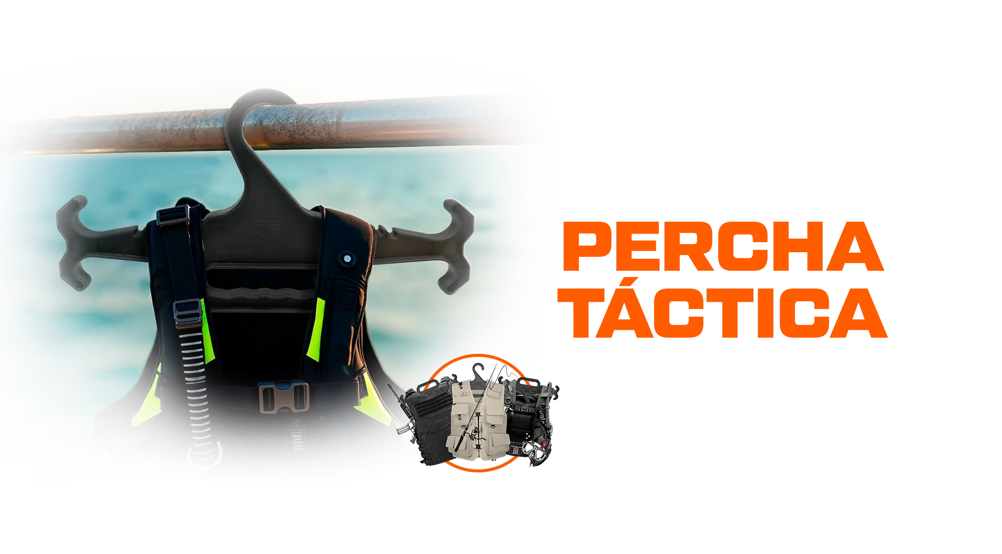 Percha táctica STG para chalecos